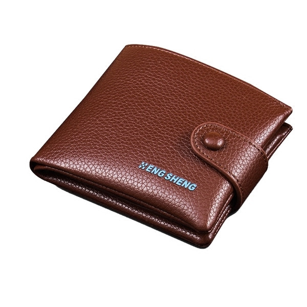 Portofel de zi cu zi pentru bărbați cu închidere externă