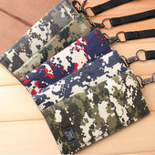 Λεπτό πορτοφόλι για άνδρες με καμουφλάζ στοιχεία