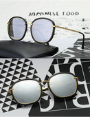 Κομψά γυναικεία γυαλιά ηλίου σε στρογγυλό σχήμα σε διάφορα χρώματα