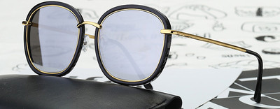 Κομψά γυναικεία γυαλιά ηλίου σε στρογγυλό σχήμα σε διάφορα χρώματα