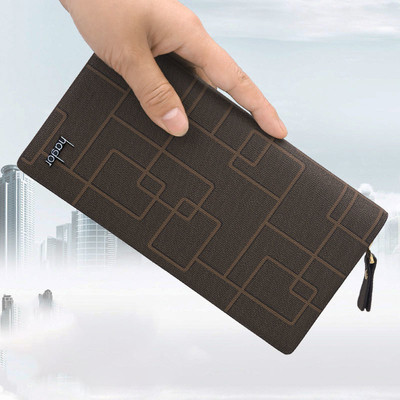 Κομψό ανδρικό πορτοφόλι σε γεωμετρικό σχέδιο