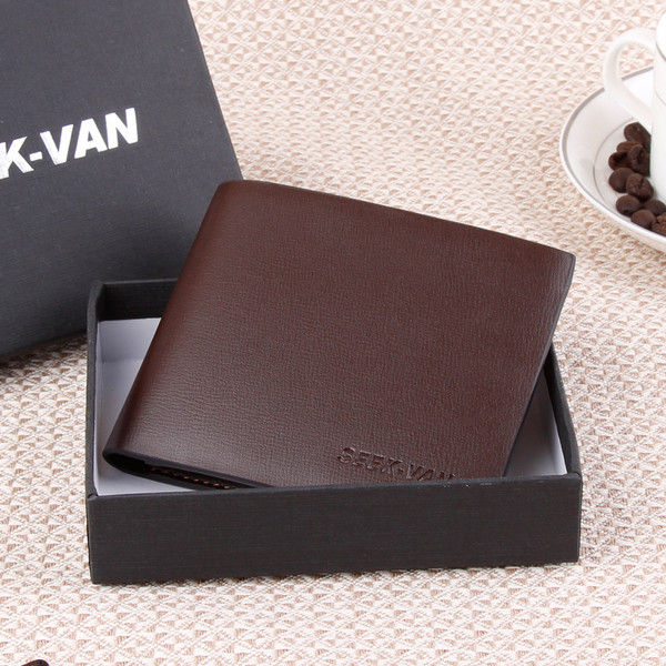 Portofel barbati din piele ecologica in doua modele