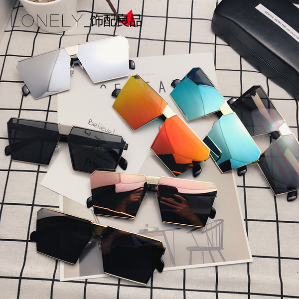 Γυναικεία γυαλιάμε μεγάλο γυαλί σε διάφορα χρώματα