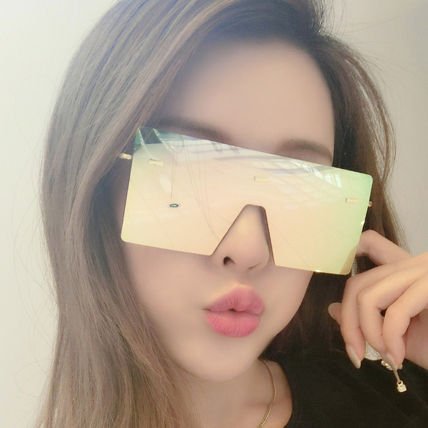 Ochelari pătrați de oglindă pentru femei în diferite culori