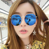 Γυναικεία γυαλιά ηλίου με στρογγυλά γυαλιά σε διάφορα χρώματα