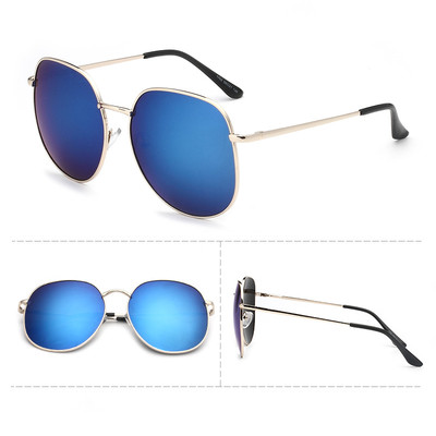 Γυναικεία γυαλιά ηλίου με στρογγυλά γυαλιά σε διάφορα χρώματα