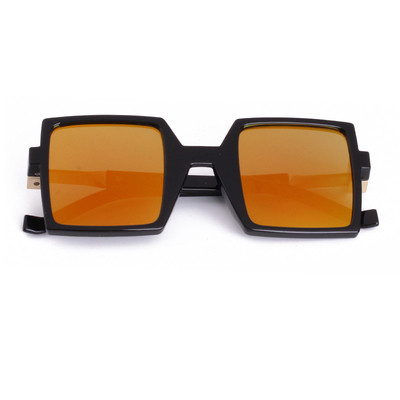 Γυναικεία σύγχρονα τετράγωνα γυαλιά με χρωματιστά γυαλιά