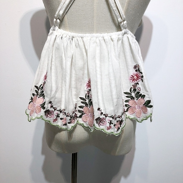 Maieu de vară de damă în model larg cu broderie