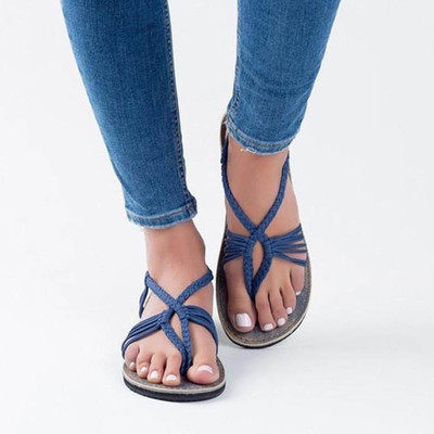 Sandale casual dama cu talpa plata in mai multe culori