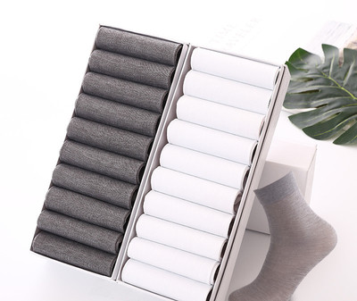 Șosete bărbați din bumbac în mai multe culori set de 10 bucăți