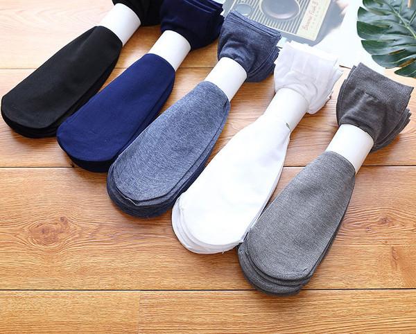 Șosete bărbați din bumbac în mai multe culori set de 10 bucăți