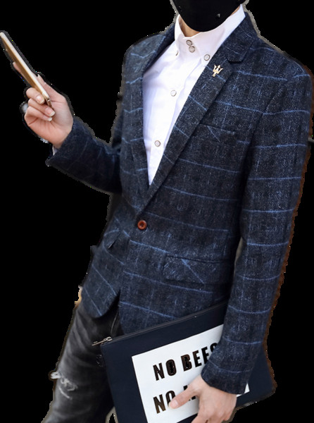 Sporty - jacheta barbati in carouri eleganta in mai multe culori