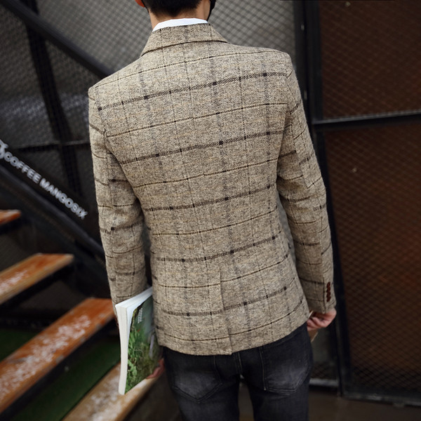 Sporty - jacheta barbati in carouri eleganta in mai multe culori