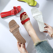 Papuci dama cu talpa plata in diferite culori in doua modele