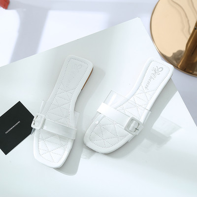 Papuci dama cu talpa plata in diferite culori in doua modele