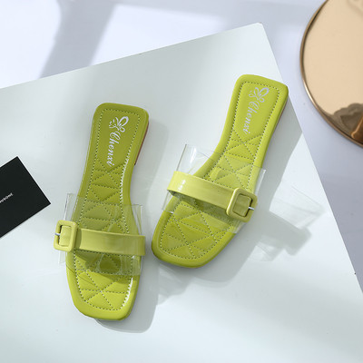 Papuci dama cu talpa plata in diferite culori in doua modele