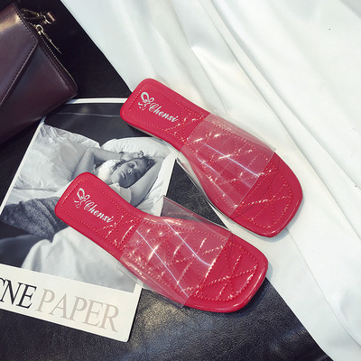 Papuci dama cu talpa plata in diferite culori in doua modele