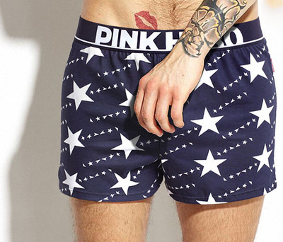 Boxeri pentru bărbați colorați cu imprimeu