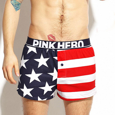 Boxeri pentru bărbați colorați cu imprimeu