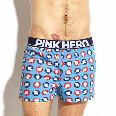 Boxeri pentru bărbați colorați cu imprimeu