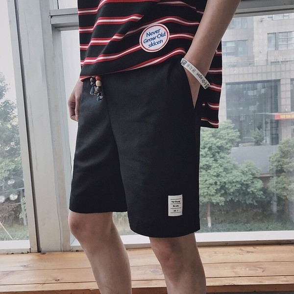 Pantaloni casual barbatesti cu cravate in cinci culori