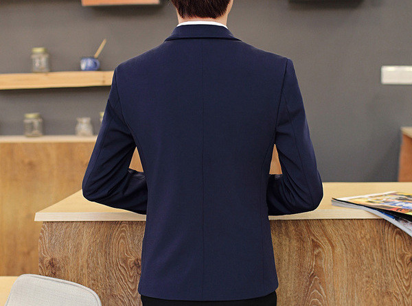 Κομψό ανδρικό σακάκι στενή γραμμήσε τρία χρώματα