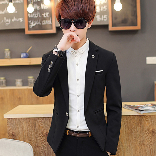 Κομψό ανδρικό σακάκι στενή γραμμήσε τρία χρώματα