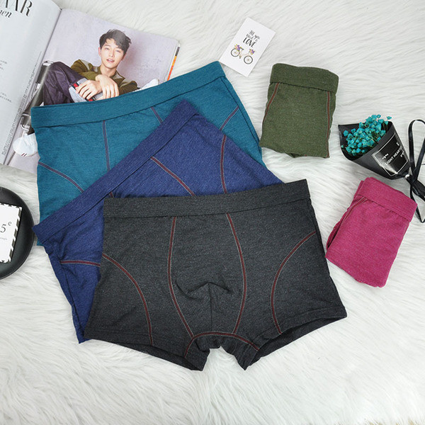 Мъжки еластични боксерки в няколко цвята