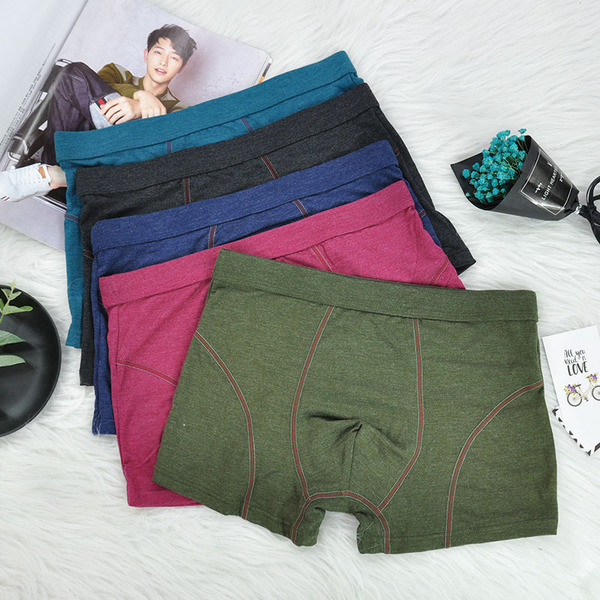 Мъжки еластични боксерки в няколко цвята