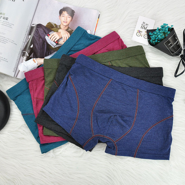 Мъжки еластични боксерки в няколко цвята