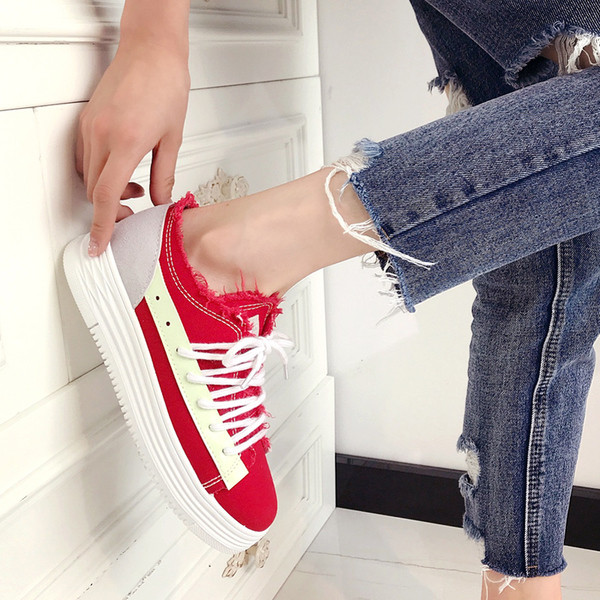 Αθλητικά casual γυναικεία παπούτσια σε τρεις αποχρώσεις