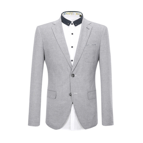 Jachetă elegantă pentru bărbați, de culoare deschisă, potrivită pentru utilizarea de zi cu zi