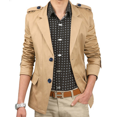 Мъжко спортно-елегантно сако в два цвята