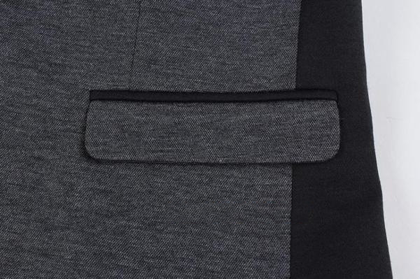 Jachetă sportivă-elegantă pentru bărbați, de culoare gri deschis și gri închis