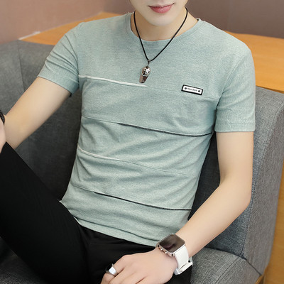 Tricou barbatesc cu maneca scurta in trei modele in culori diferite