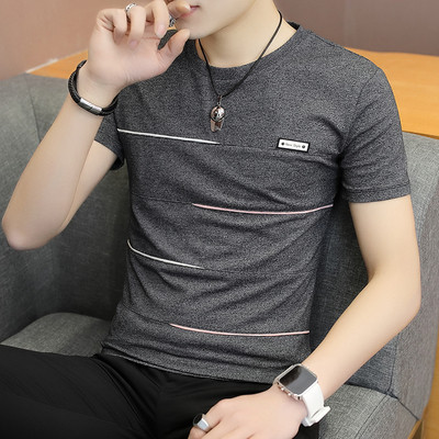 Tricou barbatesc cu maneca scurta in trei modele in culori diferite