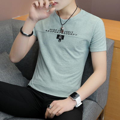 Tricou barbatesc cu maneca scurta in trei modele in culori diferite