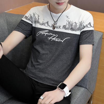 Tricou barbatesc cu maneca scurta in trei modele in culori diferite