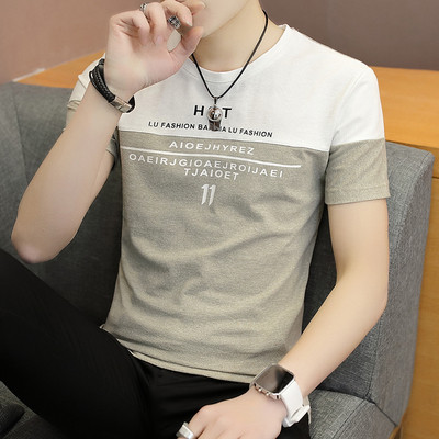 Tricou barbatesc cu maneca scurta in trei modele in culori diferite