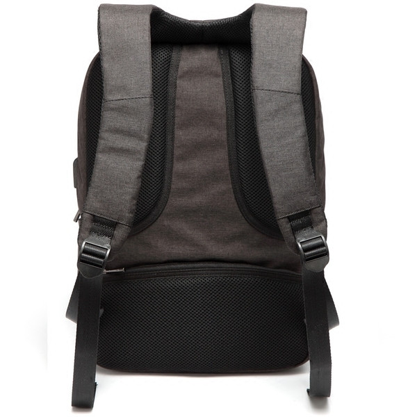 Ανδρικό καθημερινό σακίδιο σε δύο χρώματα με φερμουάρ