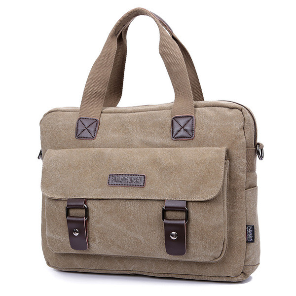 Geanta mare pentru barbati cu buzunar exterior in mai multe culori