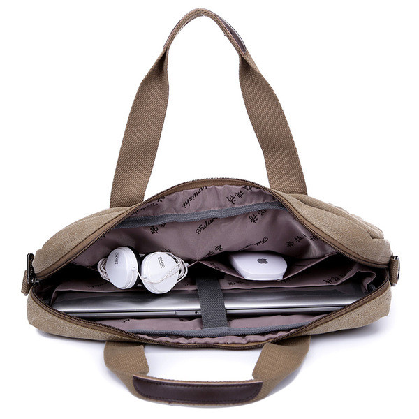 Geanta mare pentru barbati cu buzunar exterior in mai multe culori