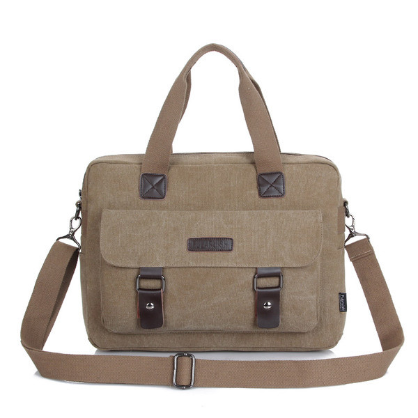 Geanta mare pentru barbati cu buzunar exterior in mai multe culori