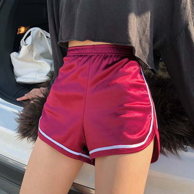 Къси дамски панталони с висока талия модел Slim в два цвята