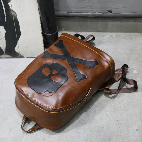 Ανδρικό σακίδιο από έκο δέρμα με εκτύπωση