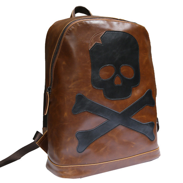 Ανδρικό σακίδιο από έκο δέρμα με εκτύπωση