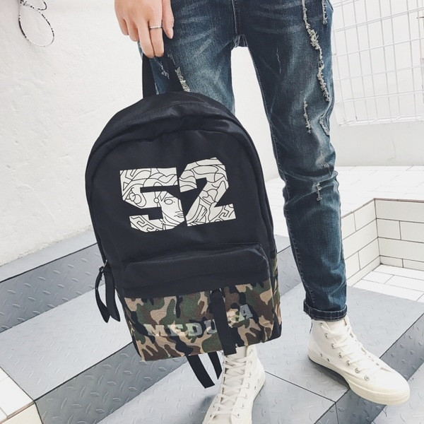 Rucsac sport și de zi cu zi pentru bărbați cu o inscripție