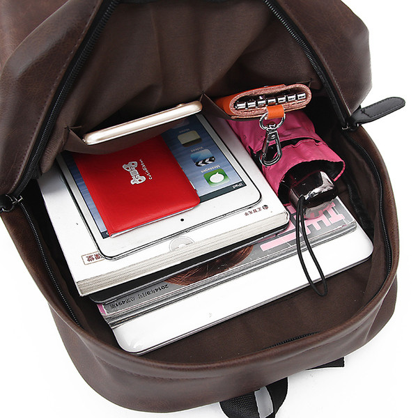 Rucsac elegant pentru bărbați din piele ecologică în două culori