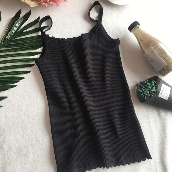 Női lezser elasztikus felsőrész vékony pántokkal, többféle színben