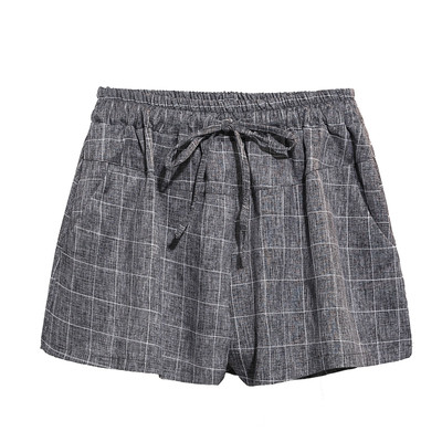 Γυναικεία σορτς  μεγέθους MAXI με ζεύξεις δύο χρωμάτων